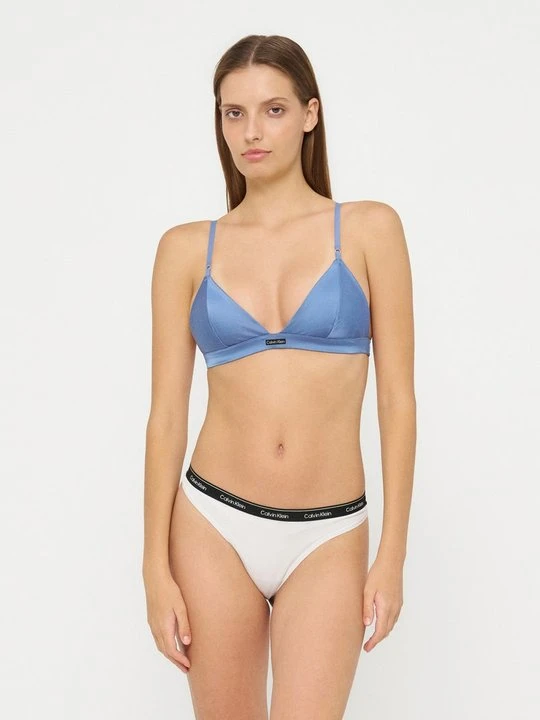 Zdjęcie produktu Biustonosz z trójkątną miseczką Calvin Klein niebieski