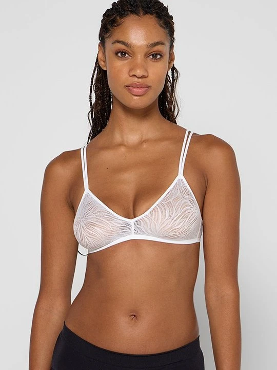 Zdjęcie produktu Biustonosz z trójkątną miseczką Calvin Klein biały
