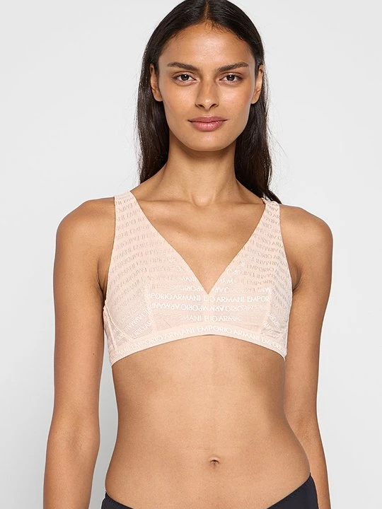 Zdjęcie produktu Biustonosz z trójkątną miseczką Emporio Armani nude
