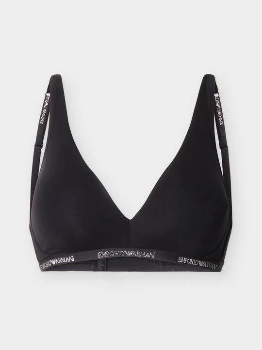 Zdjęcie produktu Biustonosz z trójkątną miseczką Emporio Armani czarny