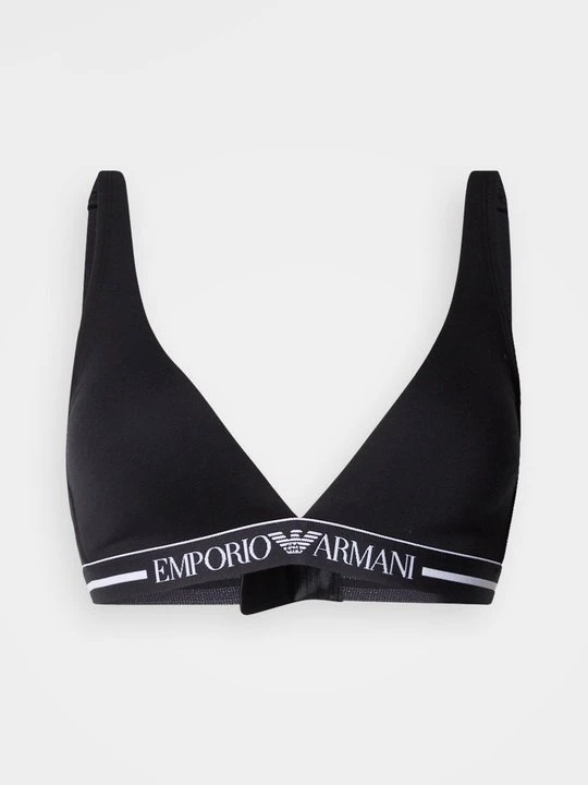 Zdjęcie produktu Biustonosz z trójkątną miseczką Emporio Armani czarny