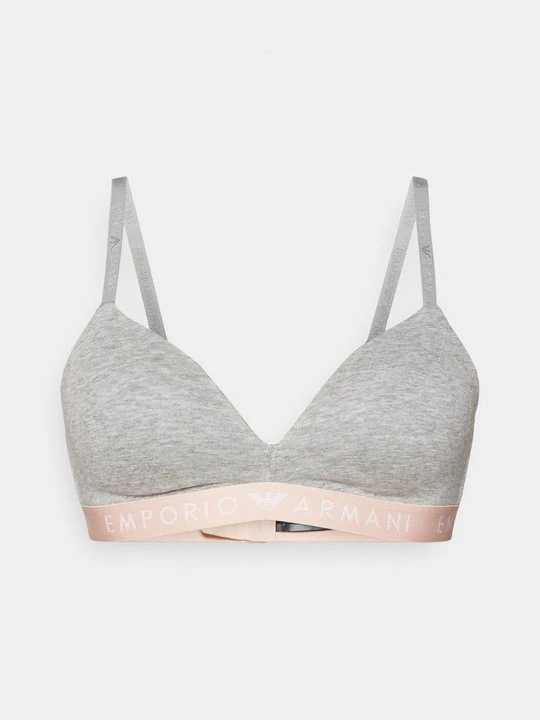 Zdjęcie produktu Biustonosz bezszwowy Emporio Armani jasnoszary