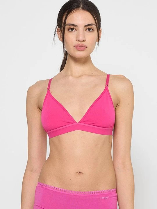 Zdjęcie produktu Biustonosz z trójkątną miseczką Fabletics różowy