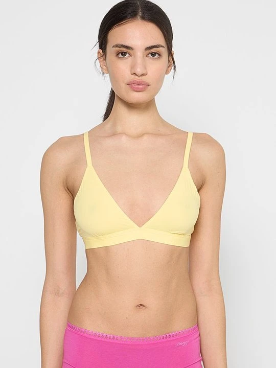 Zdjęcie produktu Biustonosz z trójkątną miseczką Fabletics żółty
