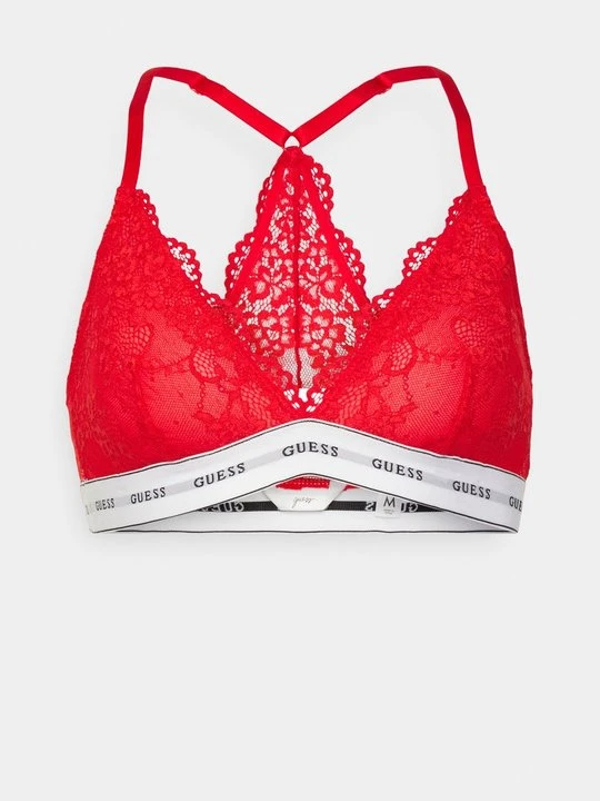 Zdjęcie produktu Biustonosz z trójkątną miseczką Guess czerwony