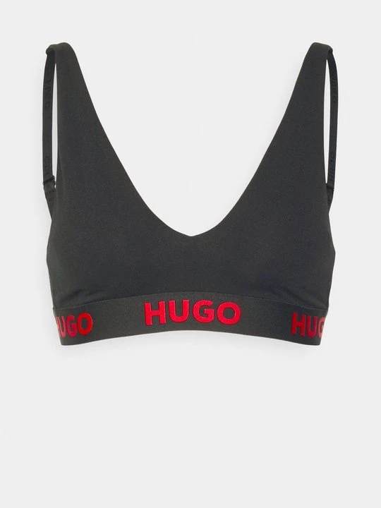 Zdjęcie produktu Biustonosz z trójkątną miseczką Hugo czarny