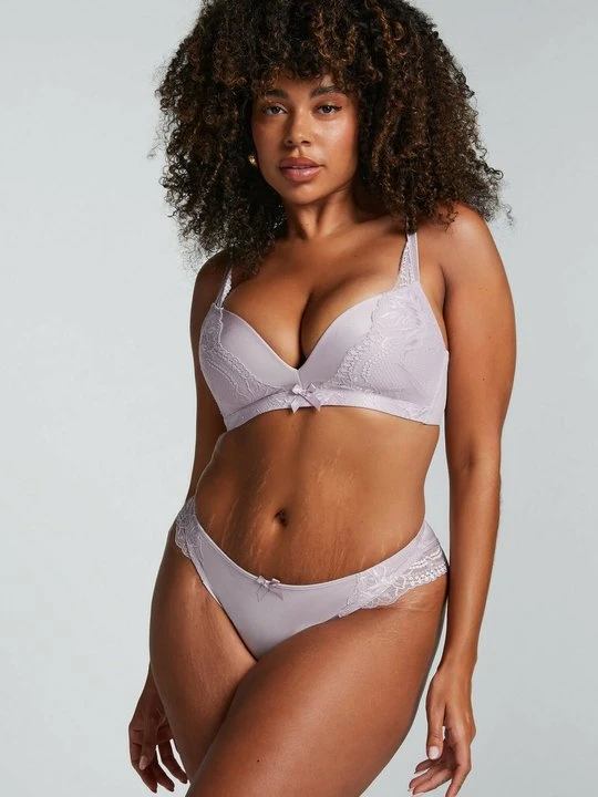 Zdjęcie produktu Biustonosz z trójkątną miseczką Hunkemöller fioletowy