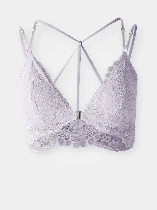 Zdjęcie produktu Biustonosz z trójkątną miseczką Hunkemöller liliowy