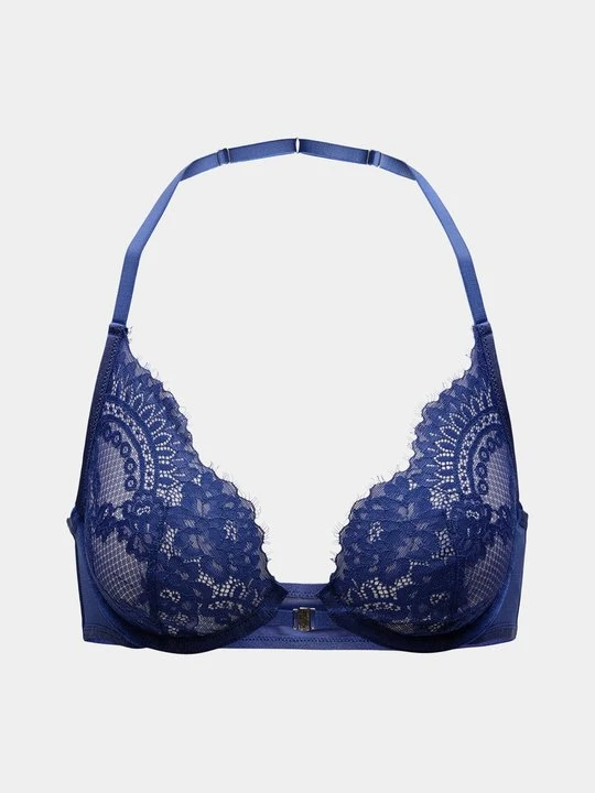 Zdjęcie produktu Biustonosz z trójkątną miseczką Hunkemöller granatowy