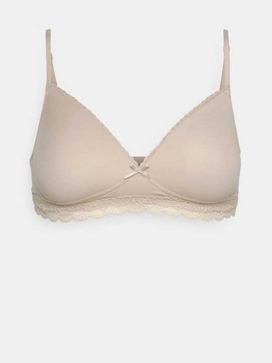 Zdjęcie produktu Biustonosz z trójkątną miseczką Marks & Spencer mleczny