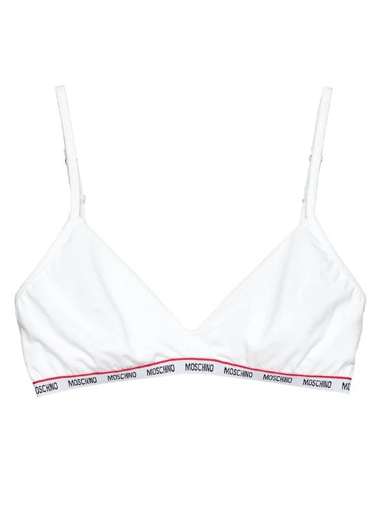 Zdjęcie produktu Biustonosz z trójkątną miseczką MOSCHINO biały