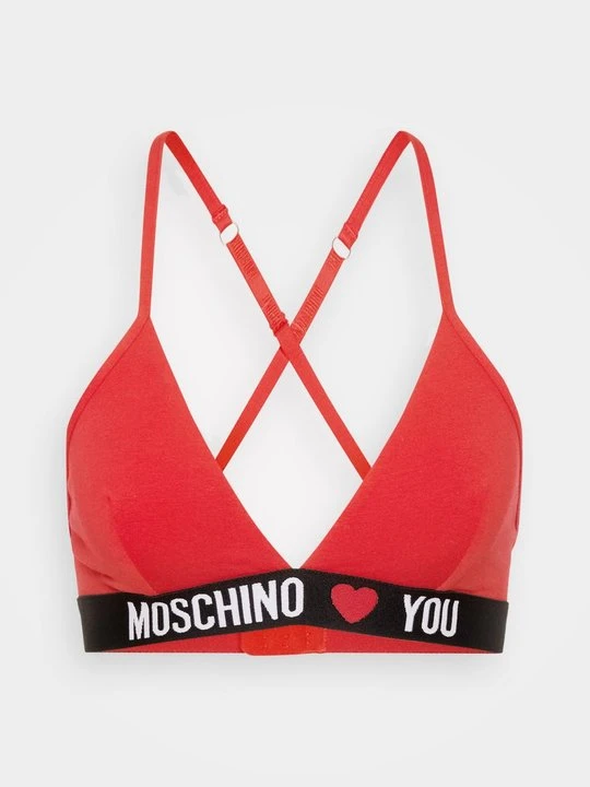 Zdjęcie produktu Biustonosz z trójkątną miseczką MOSCHINO czerwony