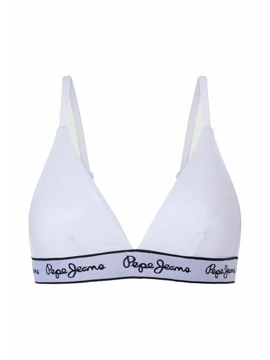 Zdjęcie produktu Biustonosz z trójkątną miseczką Pepe Jeans biały