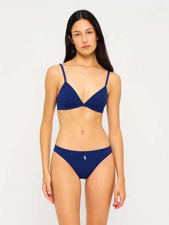 Zdjęcie produktu Biustonosz z trójkątną miseczką Polo Ralph Lauren granatowy