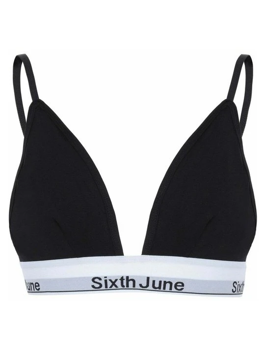 Zdjęcie produktu Biustonosz z trójkątną miseczką Sixth June czarny