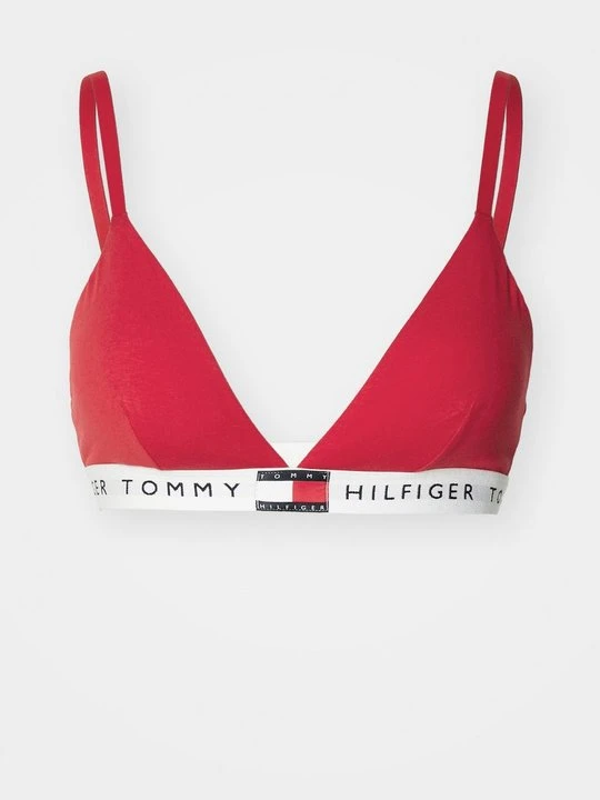 Zdjęcie produktu Biustonosz z trójkątną miseczką Tommy Hilfiger czerwony