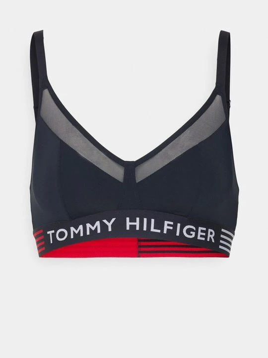 Zdjęcie produktu Biustonosz z trójkątną miseczką Tommy Hilfiger jasnoniebieski