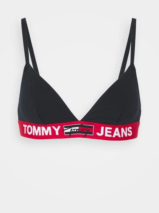 Zdjęcie produktu Biustonosz z trójkątną miseczką Tommy Jeans niebieski