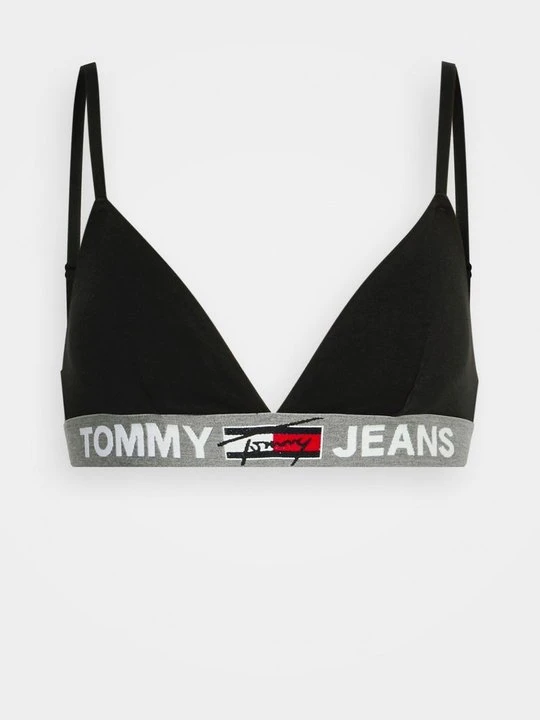 Zdjęcie produktu Biustonosz z trójkątną miseczką Tommy Jeans czarny