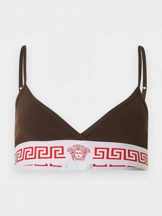 Zdjęcie produktu Biustonosz z trójkątną miseczką Versace ciemnobrązowy