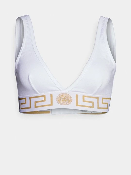 Zdjęcie produktu Biustonosz z trójkątną miseczką Versace mleczny