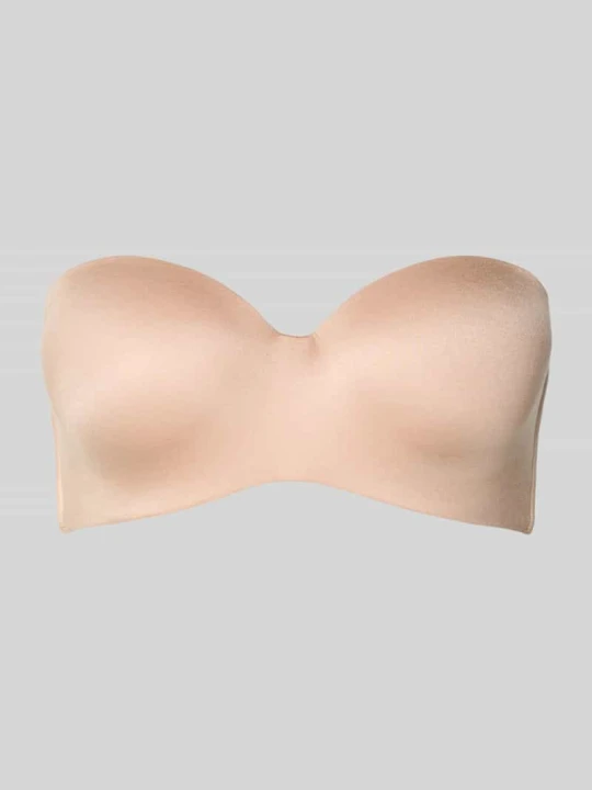 Zdjęcie produktu Biustonosz usztywniany z odpinanymi ramiączkami i efektem push up Magic Bodyfashion Beżowy
