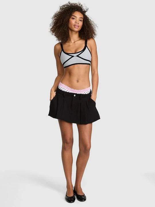 Zdjęcie produktu Biustonosz z zaokrąglonym dekoltem Double Up All-Day Cotton Victoria's Secret Szary