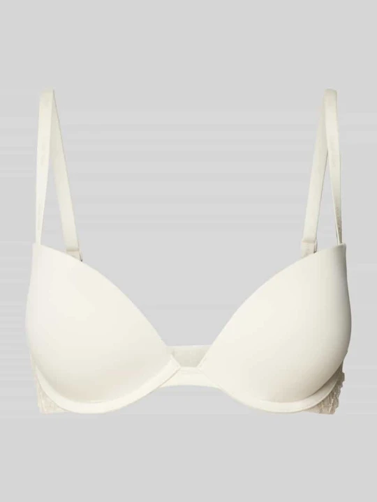 Zdjęcie produktu Biustonosz z zapięciem na haftkę Calvin Klein Złamany biały