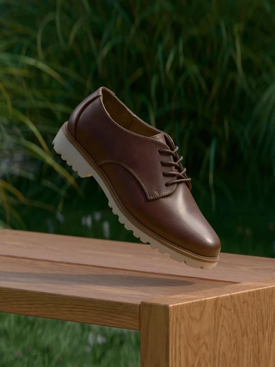 Zdjęcie produktu Biznesowe buty sznurowane Anna Field Wide Fit By Zalando koniakowy