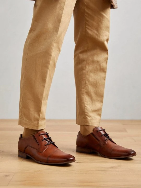 Zdjęcie produktu Biznesowe buty sznurowane Bugatti koniakowy