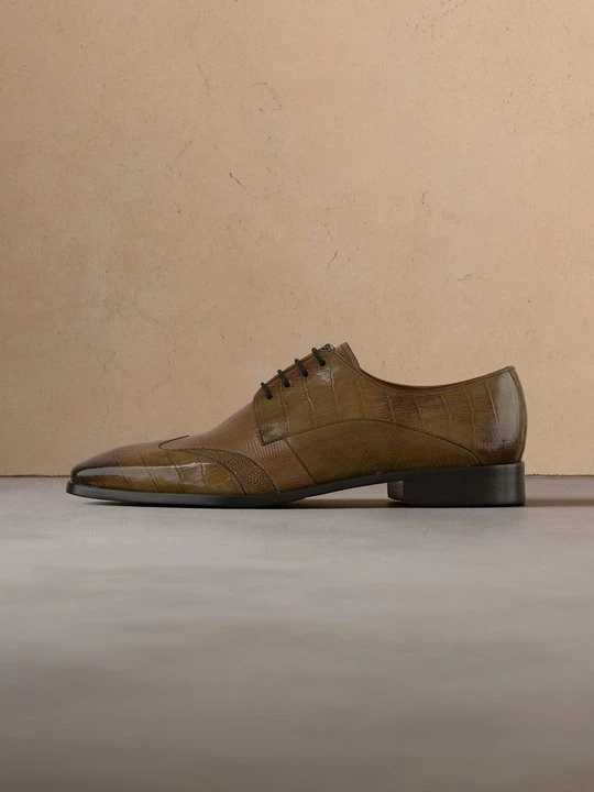 Zdjęcie produktu Biznesowe buty sznurowane MELVIN & HAMILTON ciemnozielony