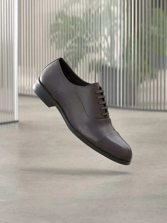 Zdjęcie produktu Biznesowe buty sznurowane Pier One By Zalando ciemnobrązowy