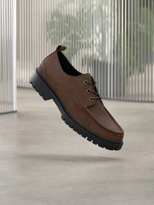 Zdjęcie produktu Biznesowe buty sznurowane Pier One By Zalando ciemnobrązowy