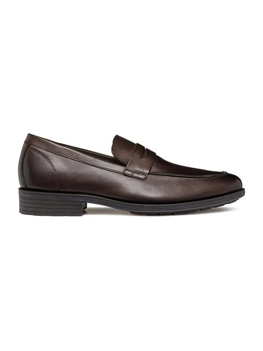 Zdjęcie produktu Biznesowe loafersy Geox brązowy