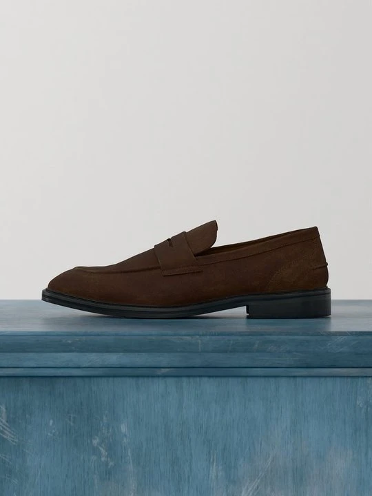 Zdjęcie produktu Biznesowe loafersy Zign By Zalando brązowy