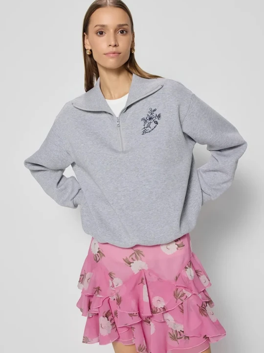 Zdjęcie produktu BIZUU bluza bawełniana TANSY szary