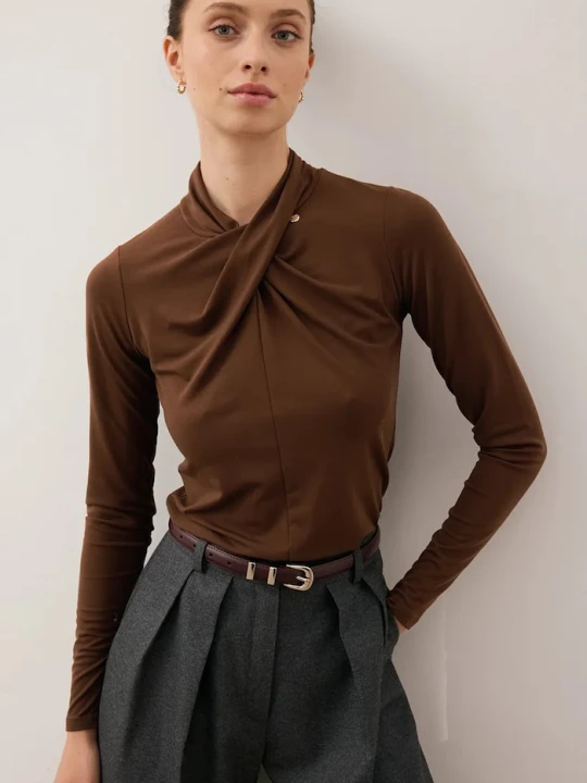 Zdjęcie produktu Bizuu longsleeve PINOWA brązowy