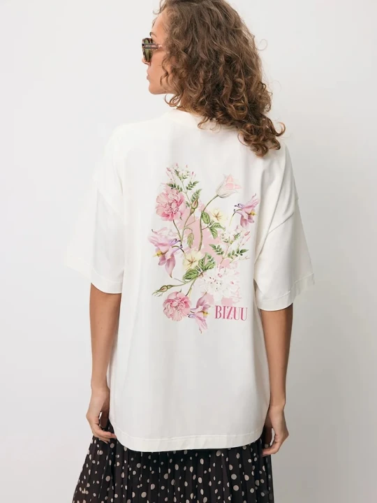 Zdjęcie produktu Bizuu t-shirt bawełniany RIONA biały