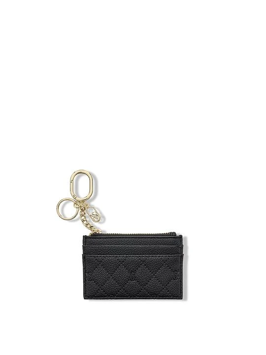 Zdjęcie produktu Black Debossed Etui na karty z brelokiem Victoria's Secret