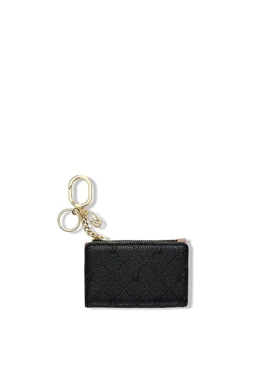 Zdjęcie produktu Black Debossed Składane etui na karty Victoria's Secret