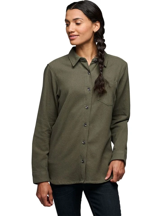 Zdjęcie produktu Black Diamond Koszula flanelowa "Projekt" w kolorze khaki rozmiar: XS