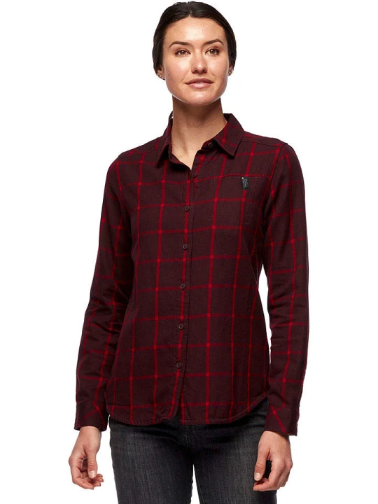 Zdjęcie produktu Black Diamond Koszula flanelowa "Serenity" w kolorze bordowym rozmiar: S