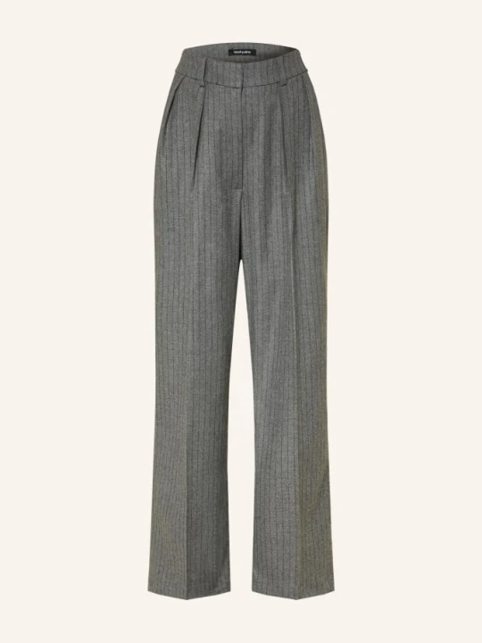 Zdjęcie produktu Black Palms Spodnie Marlena Benja Flares grau szary