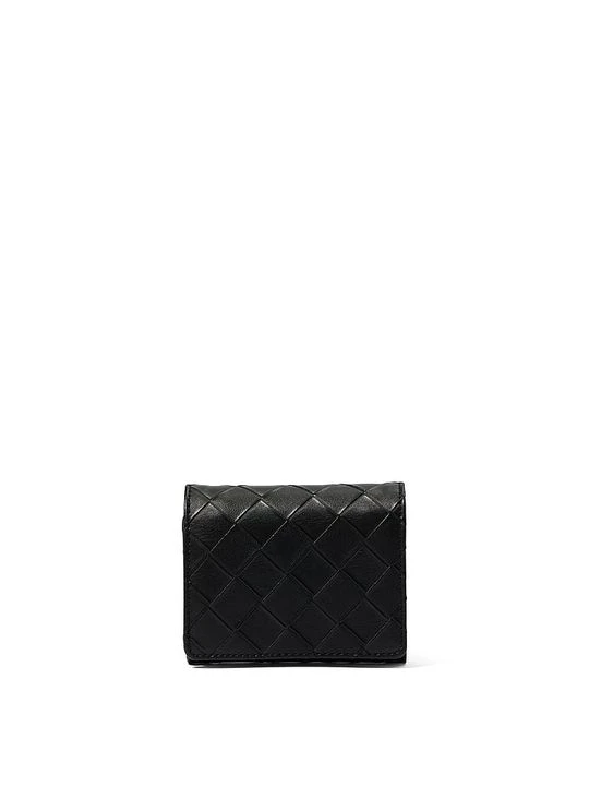Zdjęcie produktu Black Woven Mały portfel Victoria's Secret