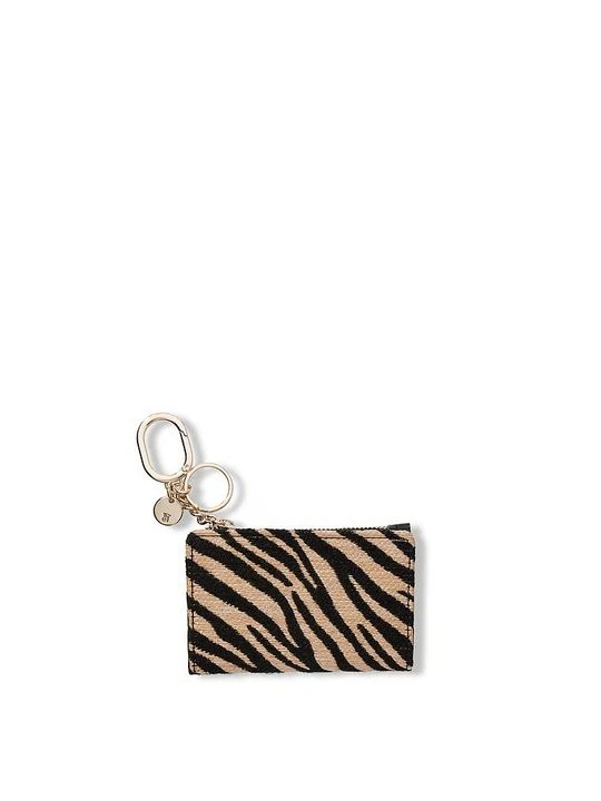 Zdjęcie produktu Black Zebra Straw Składane etui na karty z brelokiem Victoria's Secret