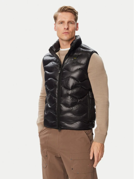 Zdjęcie produktu Blauer Bezrękawnik Danny 26WBLUX02055 Czarny Regular Fit