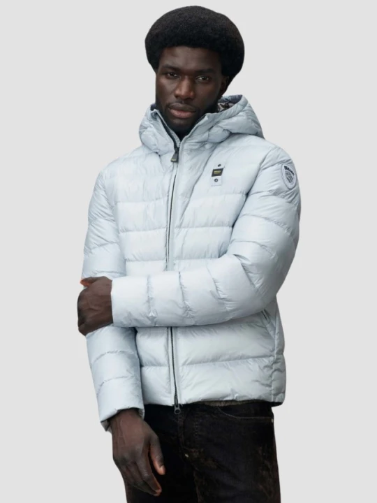 Zdjęcie produktu BLAUER Błękitna kurtka męska Acton Short Jackets, Rozmiar XL Blauer Usa Niebieski