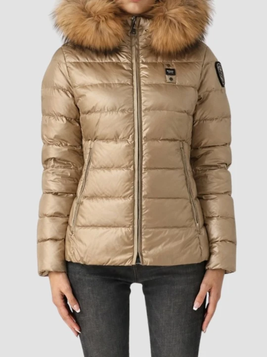 Zdjęcie produktu BLAUER Brązowa kurtka damska Arcadia Short Jackets, Rozmiar XL Blauer Usa