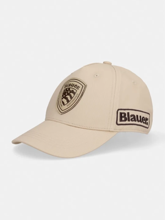 Zdjęcie produktu Blauer czapka z daszkiem bawełniana KNIGHT beżowy