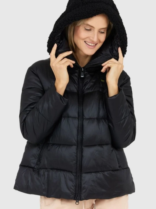 Zdjęcie produktu BLAUER Czarna puchowa kurtka damska Joy, Rozmiar L Blauer Usa